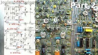 Philips PM 3214 Oscilloscope Repair Part 2 [upl. by Ion]