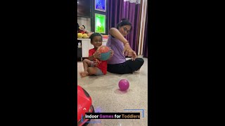 Fun Indoor Games for Toddlers Passing Balls Edition [upl. by Ahsenot]