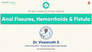 Fissure and Haemorrhoids I Dr Vishwanath S I Manipal Hospitals Sarjapur Road [upl. by Oeak]