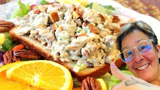 Orange Cashew Chicken Salad Recipe [upl. by Cristabel458]