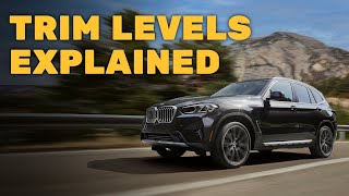 2023 BMW X3 Trim Levels and Standard Features Explained [upl. by Brouwer492]