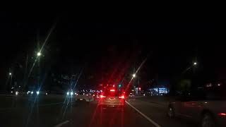 Forest Hills Road to Raleigh Road Pkwy Wilson NC  Night Drive [upl. by Ngo]