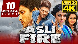 Asli Fire  असली फायर 4K ULTRA HD Hindi Dubbed Movie  Allu Arjun Amala Paul [upl. by Raynah74]