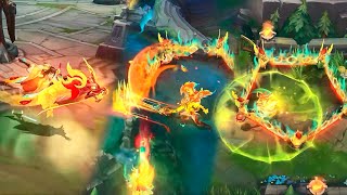 NEW Dragon Lantern Skins  Zeri Legendary Thresh Aatrox Zyra amp Graves  Wild Rift [upl. by Katy]