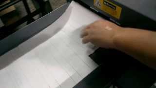 Postage Stamp hole punching machine [upl. by Lauritz]