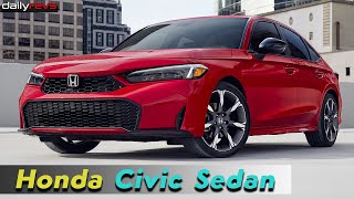 2025 Honda Civic Sedan  Rally Red  Design Details Video [upl. by Kezer]