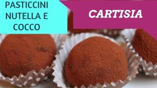 Pasticcini alla Nutella e Cocco ripieni di vaniglia [upl. by Idnerb]