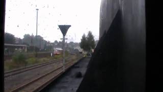 HD Auf dem Führerstand von 52 80474 beim Eisenbahnfest in Nossen [upl. by Htrahddis]