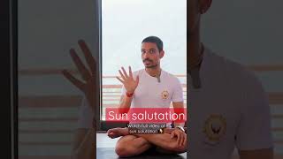 Surya Namaskara  Sun Salutation for Beginners  Surya Namaskar Kaise Karen prashantj yoga [upl. by Jaime]