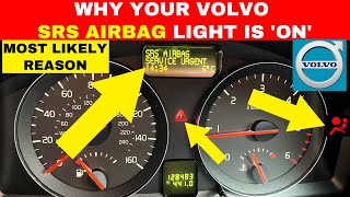 Why The SRS Airbag light Is ON in your Volvo [upl. by Veta]