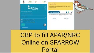 CBP to Fill Annual Performance Appraisal Report online l SPARROW Portal l Central Govt Employees l [upl. by Bryan]