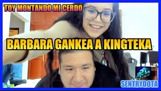 🤣BARBARA GANKEA A KINGTEKA EN VIVO  TOY MONTANDO MI CERDO🤣 [upl. by Ahern326]