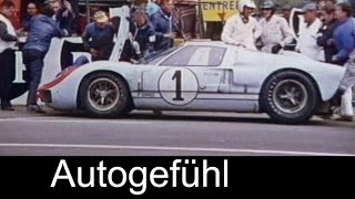 24 hours of Le Mans 1966 heritage footage with Ford GT rediscovered [upl. by Ettennaj612]