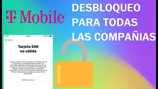 Como LIBERAR y DESBLOQUEAR un iPhone de TMOBILE [upl. by Aribold]