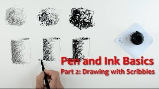 Pen and Ink Beginners PART 2  How to Draw Fantastically by Scribbling with Ink [upl. by Alrich]