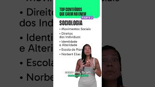 O que mais CAI em SOCIOLOGIA no ENEM pt 2 [upl. by Imaj578]