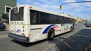 NJ TRANSIT 159 FAIRVIEW NJ TRANSIT GARAGE NABI 40SFW 6545 [upl. by Lleda]