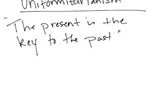 Physical Geology Geologic Time Uniformitarianism [upl. by Tingley]