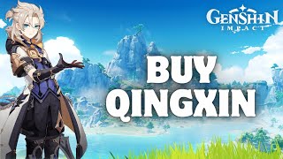 How to Buy Qingxin in Genshin Impact 2024 [upl. by Enyallij]