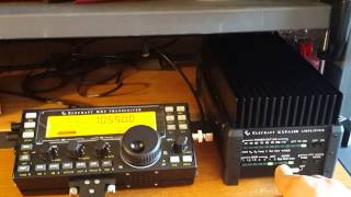 Elecraft KXPA100 amplifier amp KX3 transceiver [upl. by Yllop236]