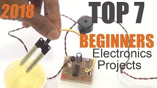 Top 7 Simple Electronics Projects For Beginners [upl. by Ekoorb532]