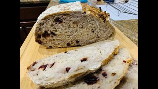 Walnut Craisin Sourdough [upl. by Evangelina]