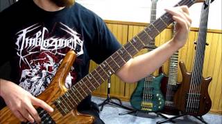 Deeds of flesh  Unearthly Invent On bass guitar [upl. by Boser247]