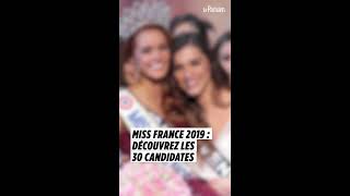 Miss France 2019  découvrez les 30 candidates [upl. by Adrian]