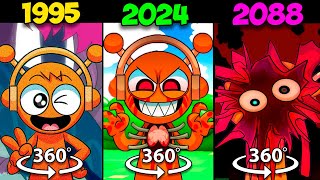 360° VR Incredibox Sprunki 1995 vs 2024 vs 2088  Oren [upl. by Akkimat]