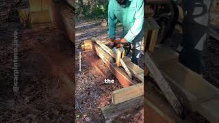 Cutting Wood The Redneck Way [upl. by Eissert]