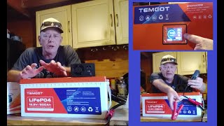 TEMGOT Smart Monitor LIFEPO4 And ARDROIT 50 Amp Charger Review [upl. by Fry52]