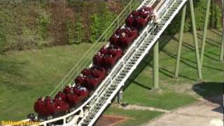 Big Loop Achterbahn steckt fest im HeidePark Soltau Resort full HD [upl. by Hgieliak]