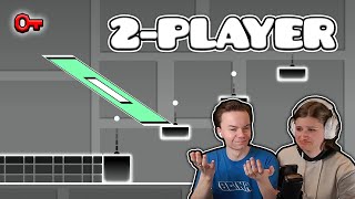 2PLAYER PLATFORMERS are CRAZY Geometry Dash 22 [upl. by Anella473]