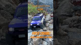 Rc Crawler Toyota LandCruiser LC80 out trail hunting [upl. by Ynar]