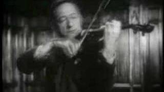 Jascha Heifetz plays Brahms Hungarian Dance 7 [upl. by Elstan]