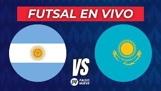 ARGENTINA APLASTÓ A KAZAJISTÁN 6 A 1 Y ES SEMIFINALISTA DEL MUNDIAL DE FUTSAL EL RIVAL ES FRANCIA 🔴 [upl. by Sorgalim833]