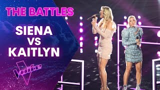 Siena amp Kaitlyn Martin Sing Olivia Rodrigos Drivers Licence  The Battles  The Voice Australia [upl. by Neyu]