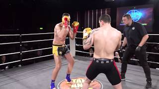 Riformato vs Wells 82kg K1 Stand and Bang Best of British 10th March 2018 [upl. by Sumerlin]