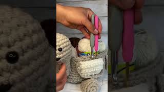 Organizador de lanas en crochet 🧶 amigurumi diycrochetymas autumn summer diy crochet [upl. by Puklich203]