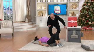 HoMedics Air Compression Back Stretching Mat on QVC [upl. by Aelahs]