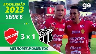 VILA NOVA 3 X 1 CEARÁ  MELHORES MOMENTOS  37ª RODADA DO BRASILEIRÃO SÉRIE B  geglobo [upl. by Trever]