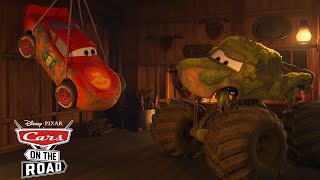 Lightning McQueen Meets Ivy  Cars on the Road  Pixar Cars [upl. by Hniv]