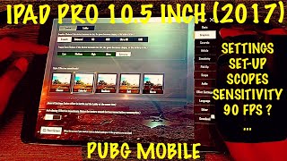 PUBG MOBILE  Ipad Pro 105 Inch 2017 Graphics Settings Sensitivity  6 7 or 8 finger claw [upl. by Eisej]