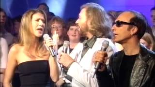 Immortality  CELINE DION amp The BEE GEES LIVE  Awesome Quality TOTP 1998 [upl. by Shifrah455]