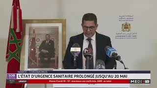 Létat durgence sanitaire prolongé jusquau 20 mai [upl. by Arednaxela]