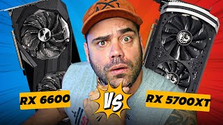 EM 2024 RX 5700 XT vs RX 6600 QUAL MELHOR CxB [upl. by Etteluap]