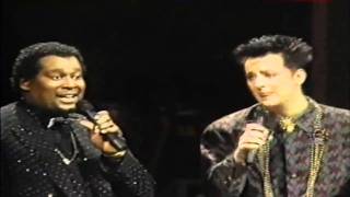 Luther Vandross Boy George  What Becomes Of The BrokenHearted LIVE HD [upl. by Nnahgiel]