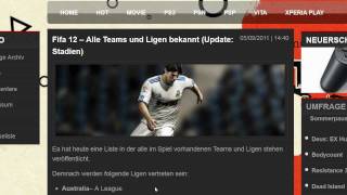 Fifa 12 PS3  XBOX 360  PC  Ligen  Teams  Stadien  Umfang [upl. by Rehpotsrhc]