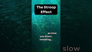 The Stroop Effect How Conflicting Words Slow Your Brain  Quick Psychology Fact [upl. by Fachini]