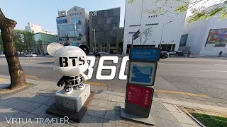 KStar Road Seoul Korea  Virtua traveleR VR 4K 360° [upl. by Whitford688]